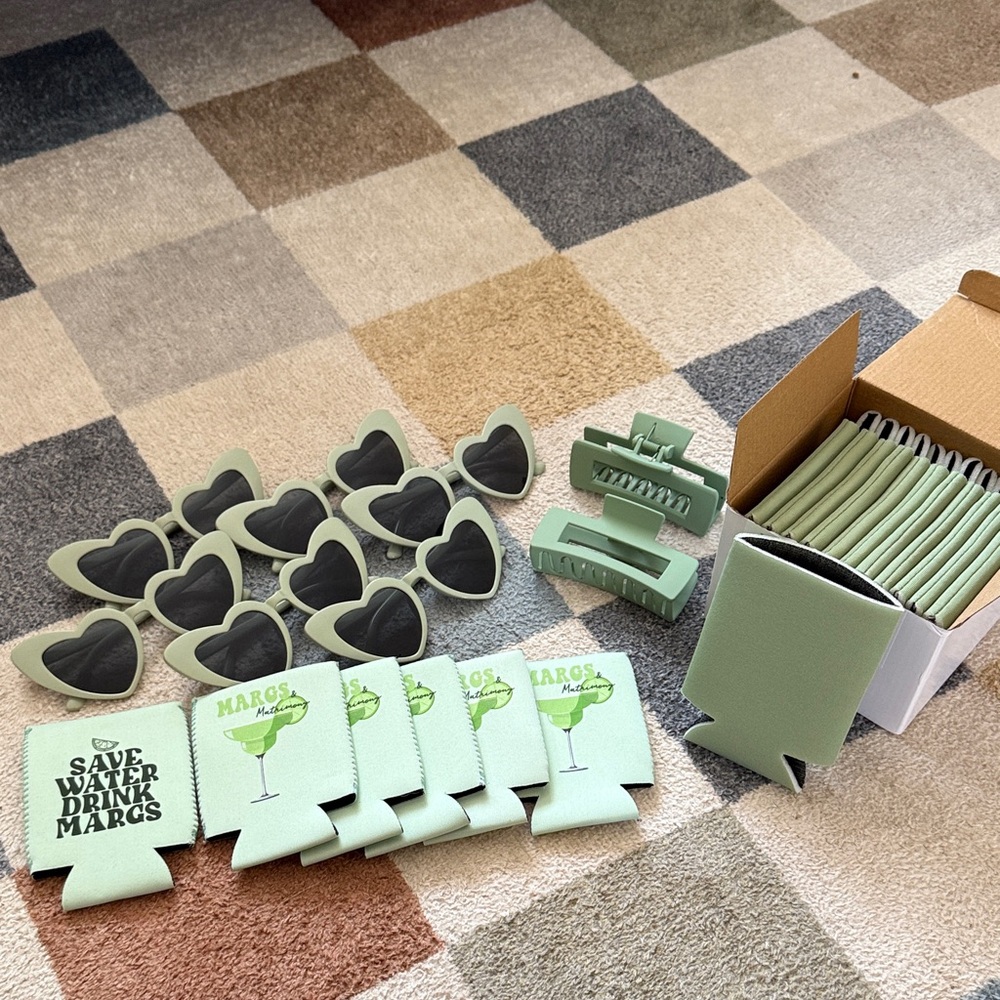 Sage Green Bachelorette Goodies